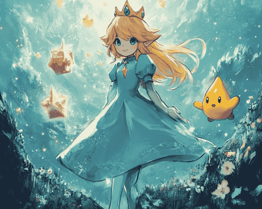 Rosalina Anime Diamond Painting