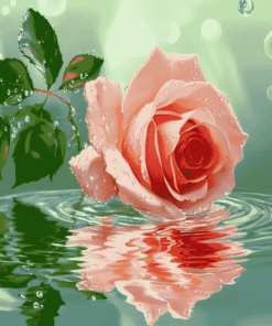 Rose Blossoms Water Diamond Painting