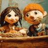 Rosie And Jim Cartoon Diamond Painting
