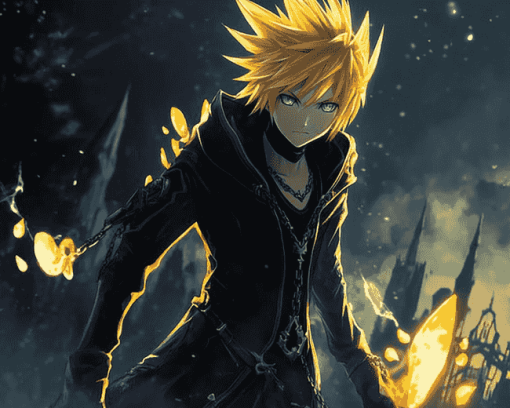 Roxas Anime Diamond Painting