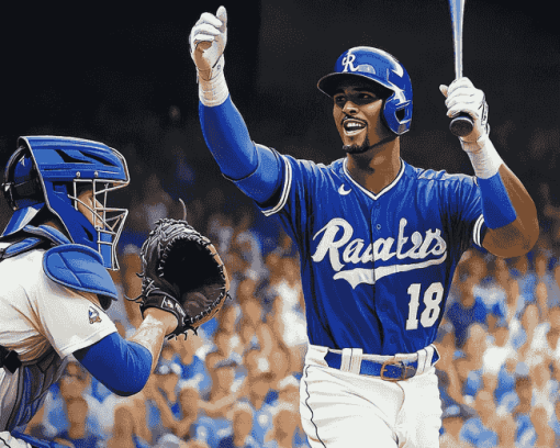 Royals Baseball Players Diamond Painting