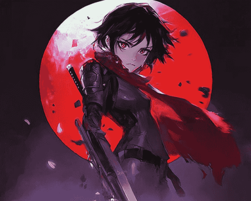 Ruby Rose Manga Diamond Painting