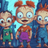 Rugrats Cartoon Characters Diamond Painting