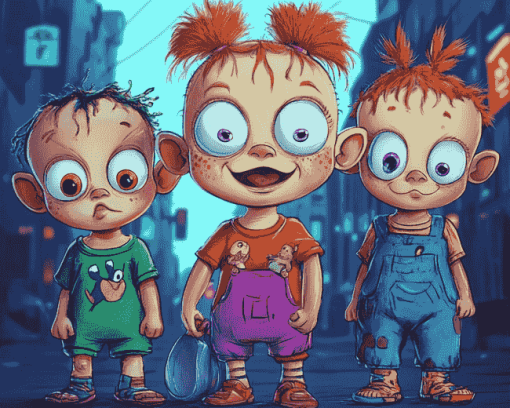 Rugrats Cartoon Characters Diamond Painting