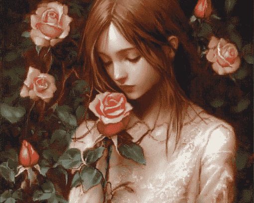 Rule of Rose Fantasy Diamond Painting