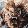 Sabretooth Animation Fantasy Diamond Painting