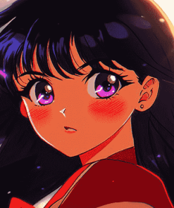 Sailor Mars Anime Diamond Painting