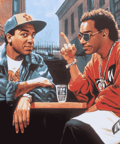 Sal and Mookie Film Characters Diamond Painting