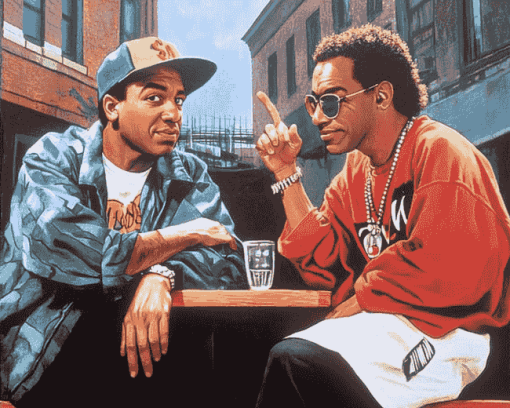 Sal and Mookie Film Characters Diamond Painting