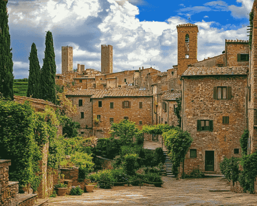 San Gimignano Italy Diamond Painting