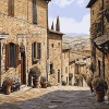 San Gimignano Italy Village Diamond Painting