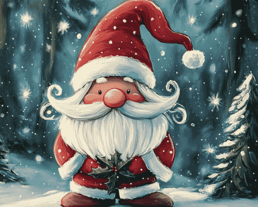 Santa Gnomes Christmas Diamond Painting