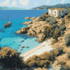 Sardinia Paradise Landscapes Diamond Painting