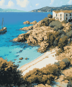 Sardinia Paradise Landscapes Diamond Painting