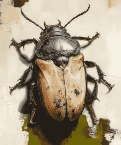 Scarab Insect Art Diamond Painting