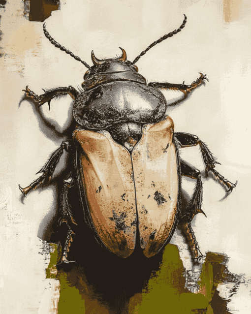 Scarab Insect Art Diamond Painting