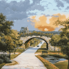 Scenic Flower Mound Streets Diamond Painting