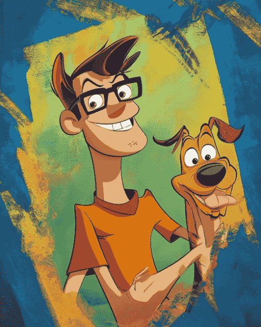 Scooby Doo and Plastic Man Animation Diamond Painting