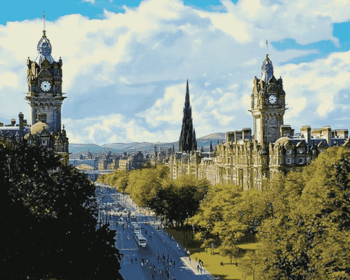 Scott Monument Edinburgh Diamond Painting