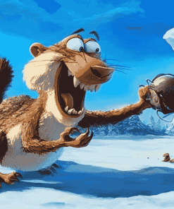 Scrat Ice Age Adventure Diamond Painting