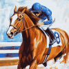 Secretariat Racing Legend Diamond Painting