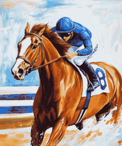 Secretariat Racing Legend Diamond Painting