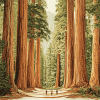 Sequoia National Park Landscape Diamond Painting