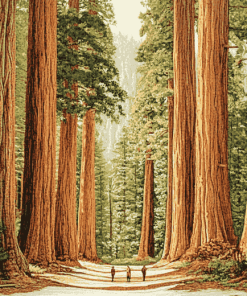 Sequoia National Park Landscape Diamond Painting