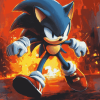 Shadow The Hedgehog Animation Diamond Painting