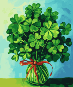 Shamrock Leaf Bouquet Diamond Painting