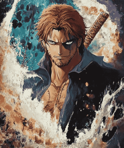 Shanks from One Piece Diamond Painting