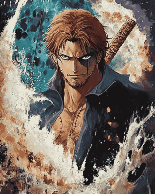 Shanks from One Piece Diamond Painting