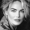 Sharon Stone Black and White Diamond Painting