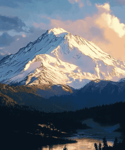 Shasta Mountain Diamond Painting