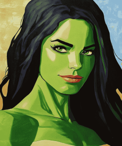 She Hulk Animation Diamond Painting