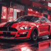 Shelby Mustang Car Engines Diamond Painting