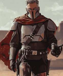 Sheriff Mandalorian Art Diamond Painting