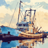 Shrimp Boat Engines Diamond Painting