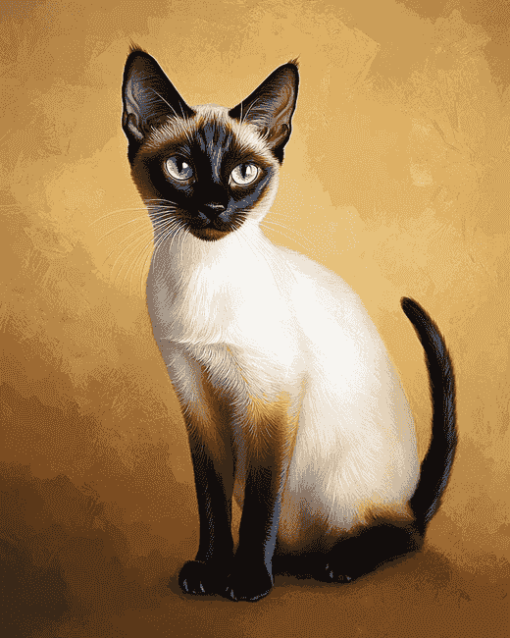 Siamese Cat Beauty Diamond Painting