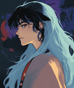 Side Profile of Naraku Anime Diamond Painting