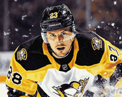 Sidney Crosby Ice Hockey Diamond Painting