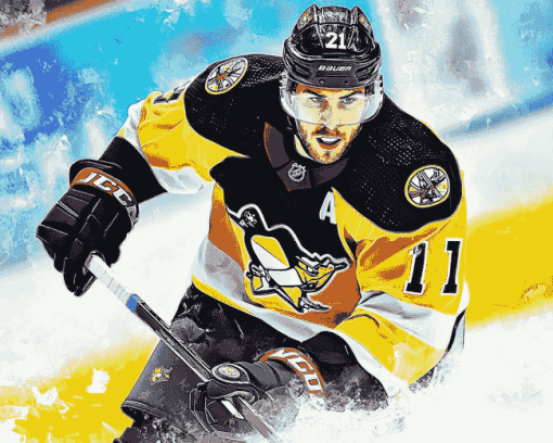 Sidney Crosby Ice Hockey Diamond Painting