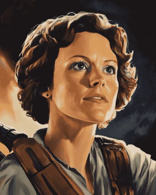 Sigourney Weaver Celebrity Diamond Painting