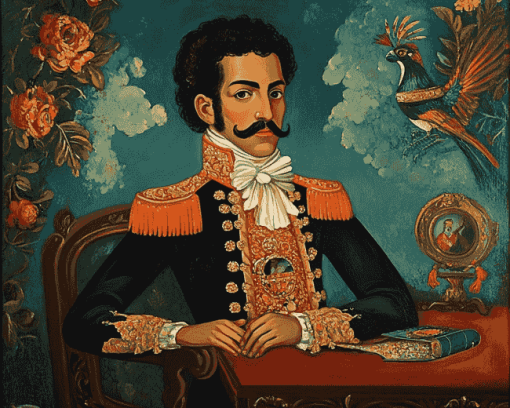 Simon Bolivar Vintages Diamond Painting