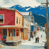 Skagway Alaska Cityscapes Diamond Painting