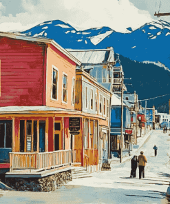 Skagway Alaska Cityscapes Diamond Painting