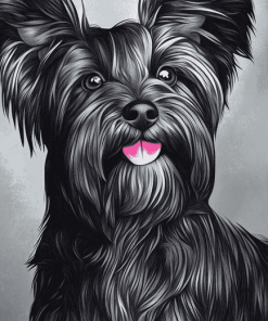 Skye Terrier Puppy Diamond Painting