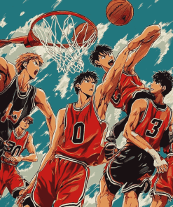 Slam Dunk Anime Heroes Diamond Painting