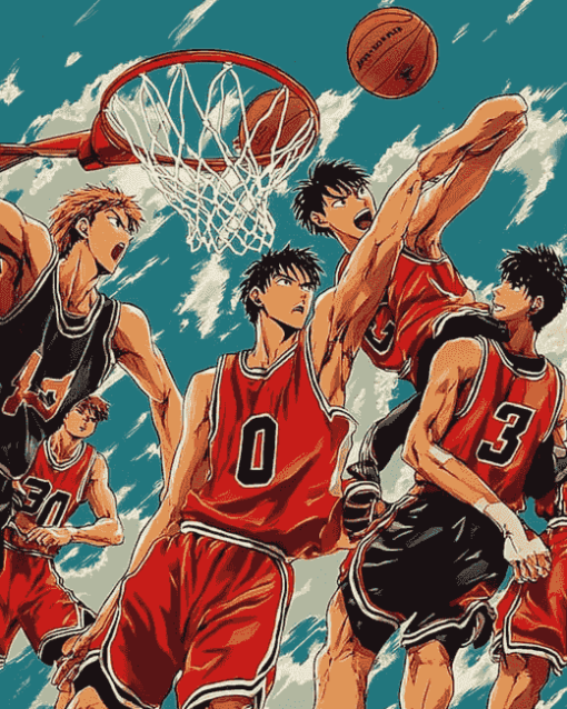 Slam Dunk Anime Heroes Diamond Painting