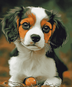 Small Dog Puppy Diamond Painting